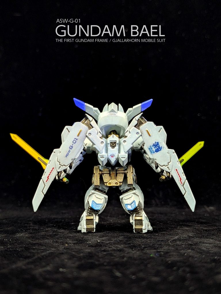 FW GUNDAM CONVERGE #30 ガンダム・バエル(チタニウムフィニッシュ風仕上げ)–4枚目/制作者:SHIUMAI MODELS