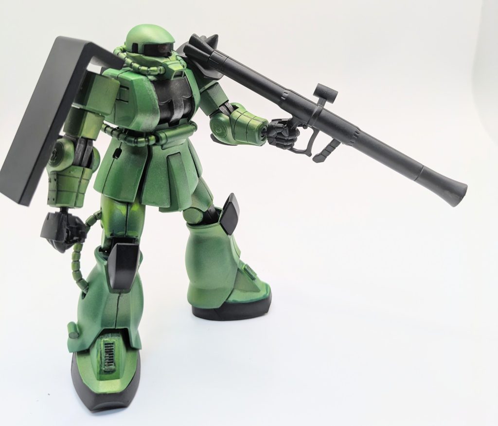 ザクバズーカも塗装しています。そしてこれを公開しようとしたタイミングでモノアイコンの開催を知ったのでエントリーします。いいねよろしくお願いします🙇