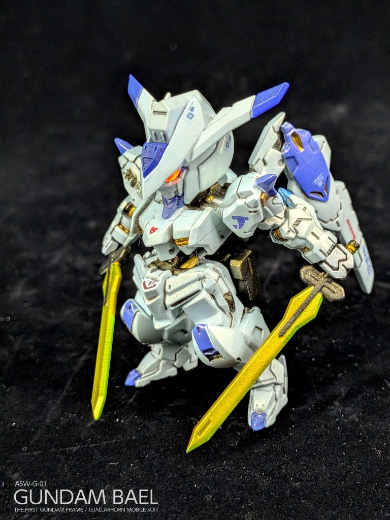 FW GUNDAM CONVERGE #30 ガンダム・バエル(チタニウムフィニッシュ風仕上げ)–7枚目/制作者:SHIUMAI MODELS