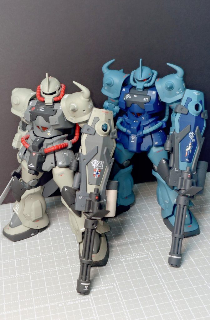 以前製作した　ザフと。w