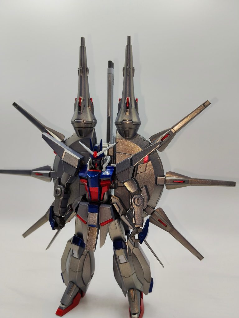 黒っぽいとあんま鏡面ぽくならないのかなぁ。グレーは別のキットでリベンジします！