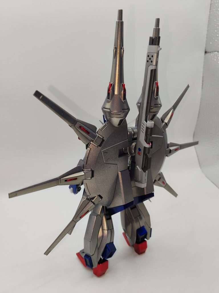 バックショット。ライフルの塗り分け楽しかった（一度失敗したけど…）