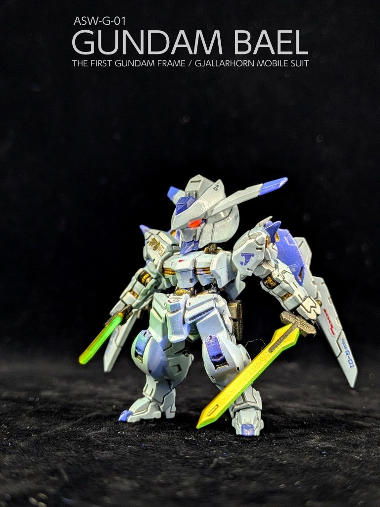 FW GUNDAM CONVERGE #30 ガンダム・バエル(チタニウムフィニッシュ風仕上げ)–9枚目/制作者:SHIUMAI MODELS