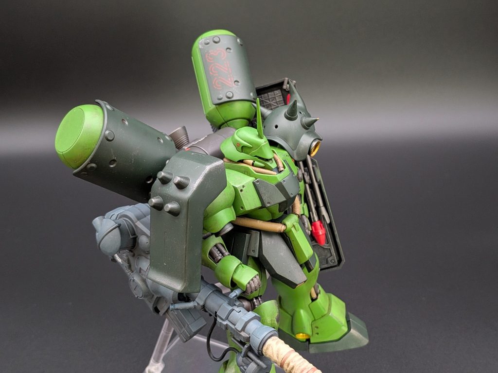 ギラ・ドーガ重装仕様　ウェザリング仕上げ–3枚目/制作者：こはじ（元shinfan）