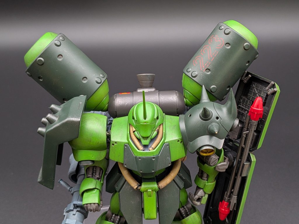 ギラ・ドーガ重装仕様　ウェザリング仕上げ–4枚目/制作者：こはじ（元shinfan）