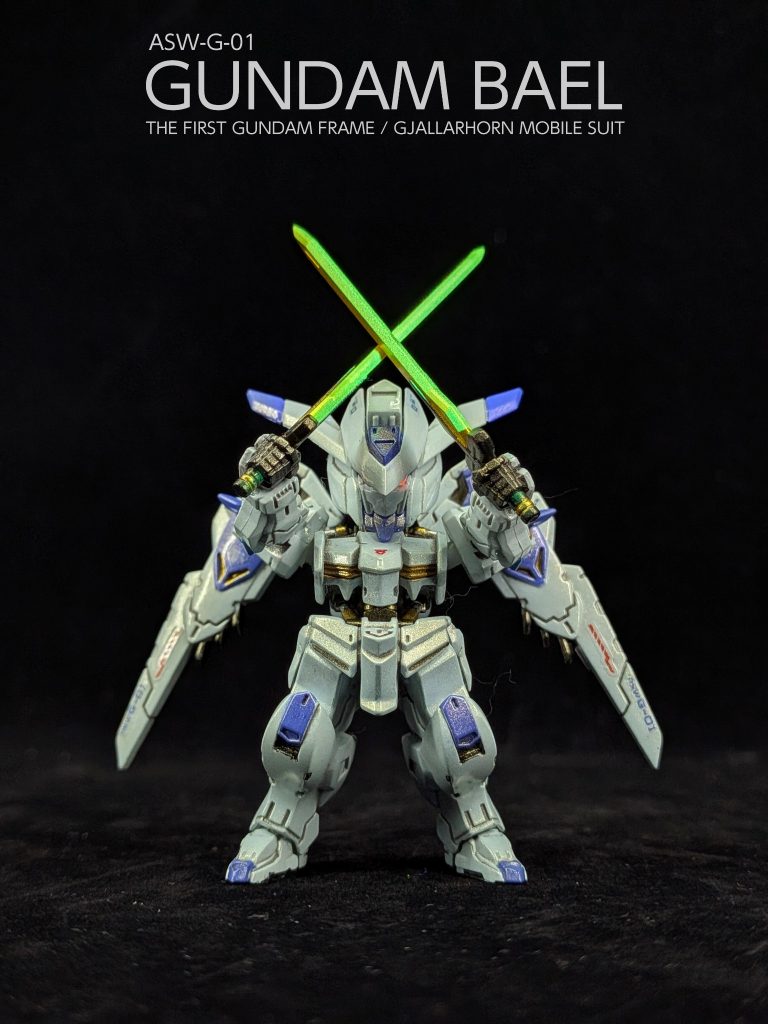 FW GUNDAM CONVERGE #30 ガンダム・バエル(チタニウムフィニッシュ風仕上げ)–8枚目/制作者:SHIUMAI MODELS