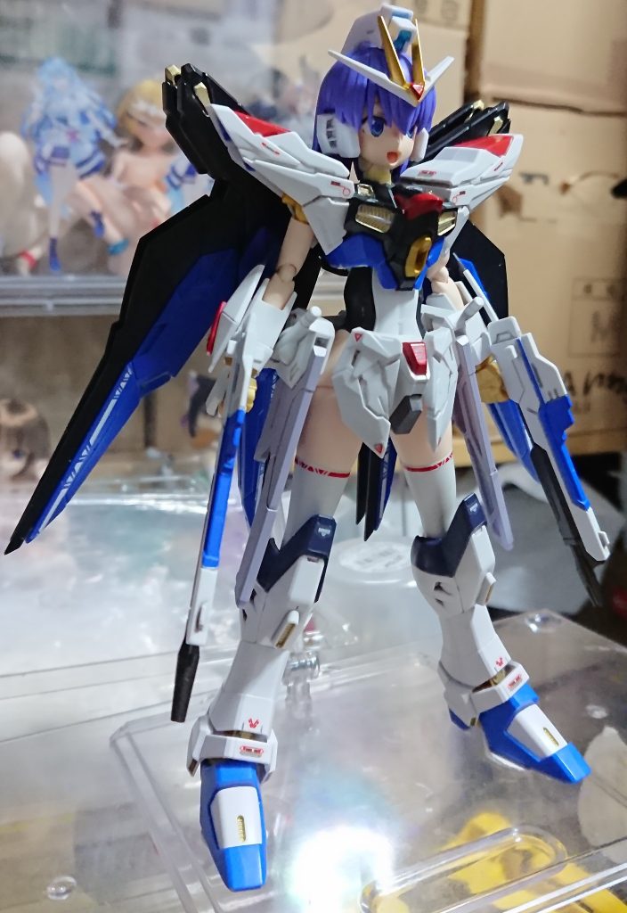 武装が全部Gフレームなのは、HGのだとちょっとゴツく感じたからです。