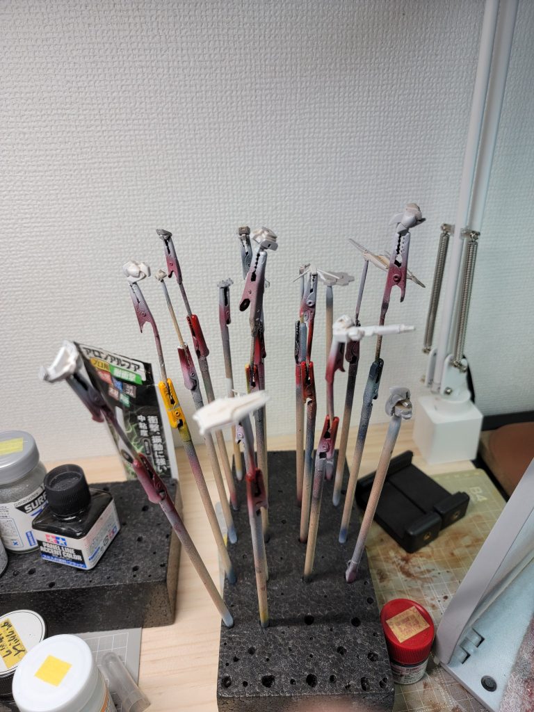 塗装中