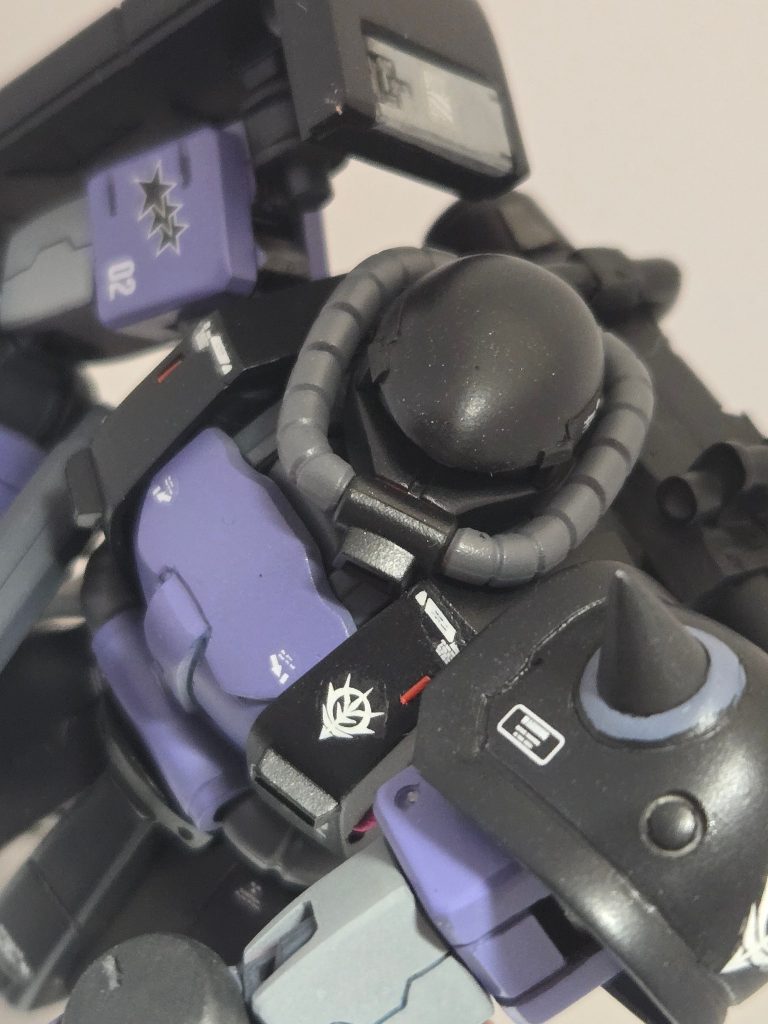 HG高機動型ザク　黒い3連星マッシュ機–2枚目/制作者：王様がロバ