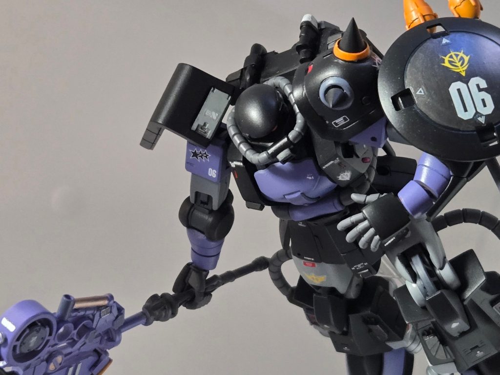 HG高機動型ザク　黒い3連星オルテガ機–2枚目/制作者：王様がロバ
