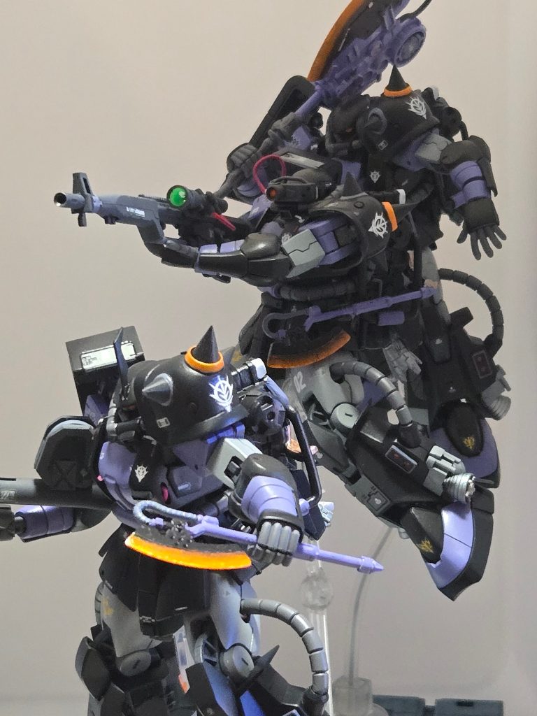 黒い3連星 3機同時に制作しましたので良ければマッシュオルテガ機も見ていただけるとありがたいです!