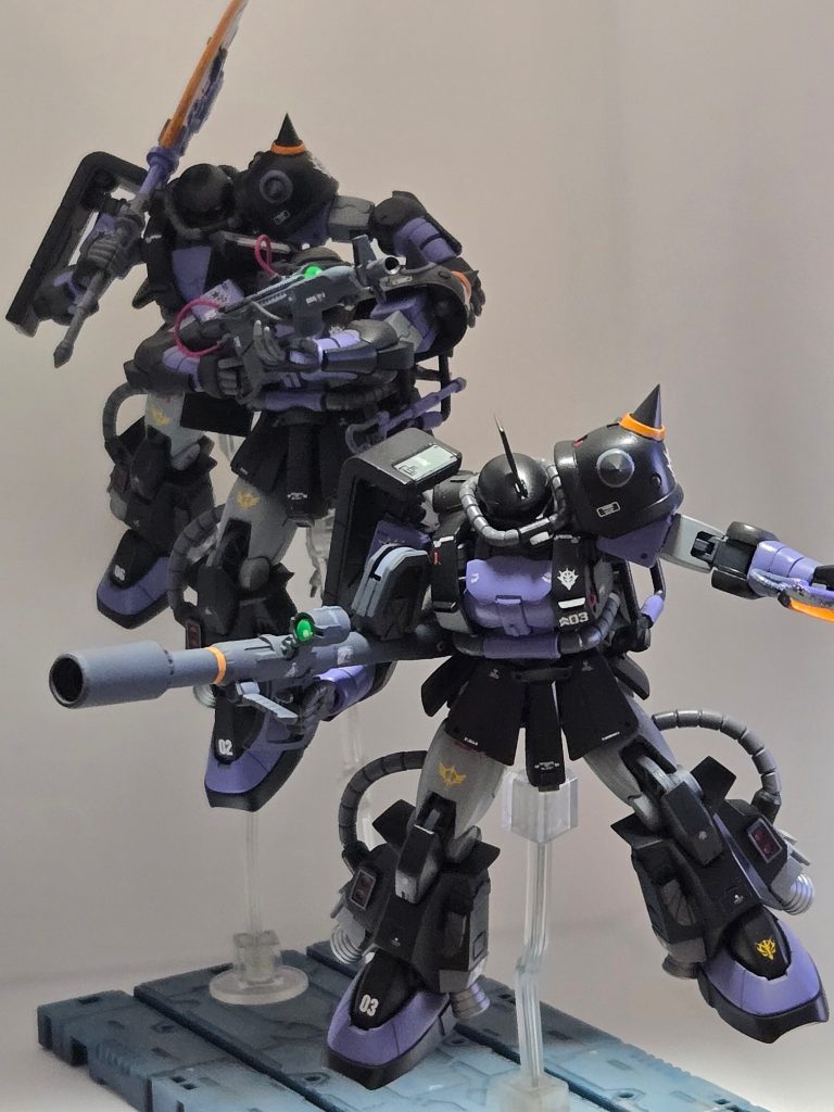 HG高機動型ザク　黒い3連星オルテガ機–4枚目/制作者：王様がロバ