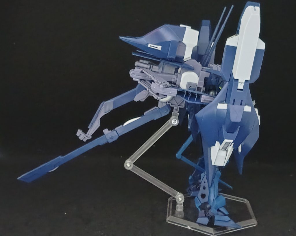 しっぽ長くてカワイイ(gundam-kao3)　ところで・・・　合体前、アクアハンブラビⅡだったじゃん？じゃあこの形態はなんて呼べばいいの？　　　というネタでした(gundam-kao5)