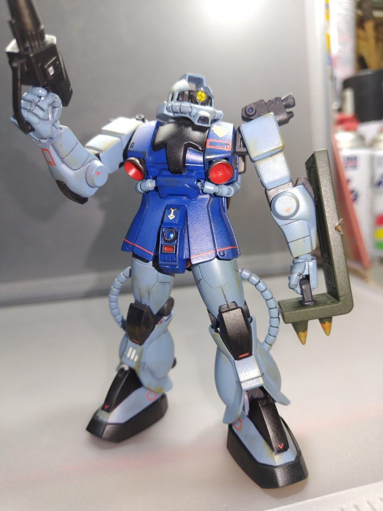 1/144ザク強行偵察型–4枚目/制作者：チバ(ヒ)