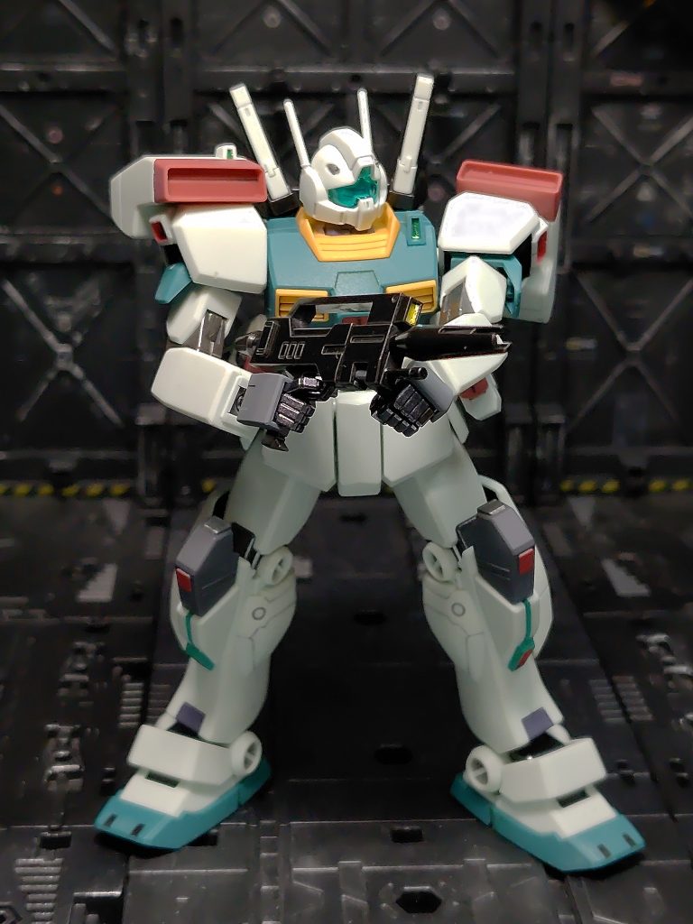 説明書みたいなきれいな両手持ちが絶対できない(zaku-kao4)