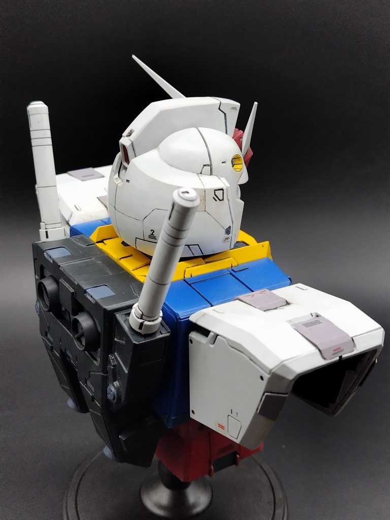 肩もさみしいかとも思ったけれどプラチップ少し足して塗分けただけ。