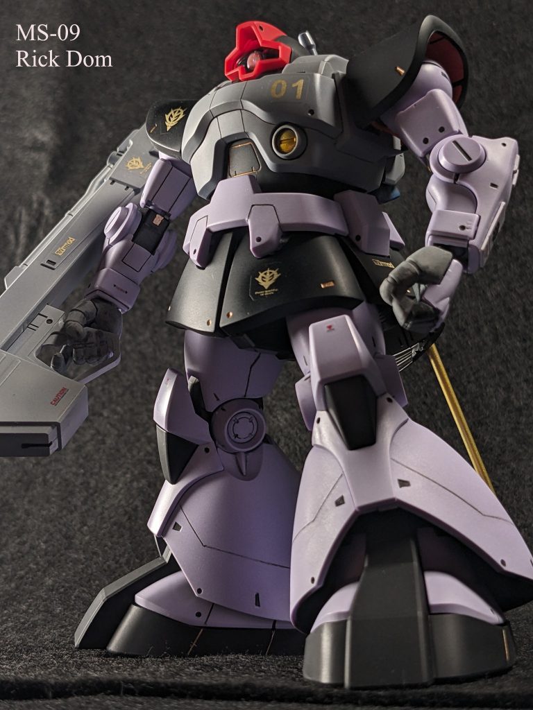 HG　リック・ドム　「オルテガ、マッシュ、モビルスーツにジェット・ストリーム・アタックをかけるぞ」byガイア