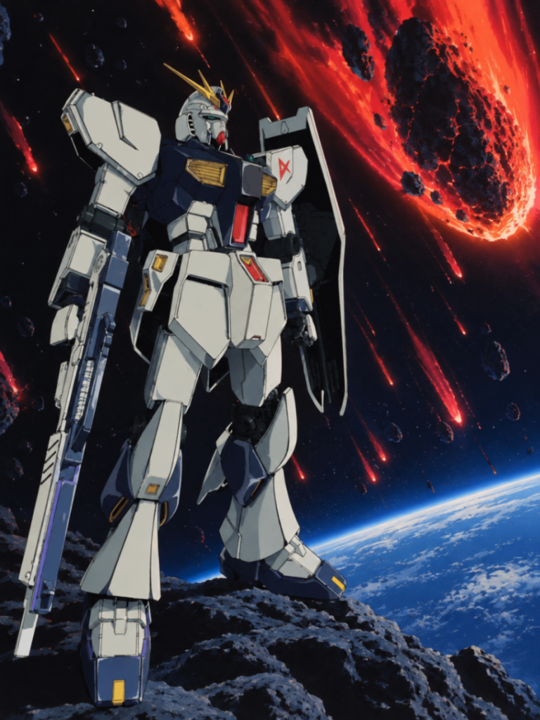ニューガンダムアニメ塗り