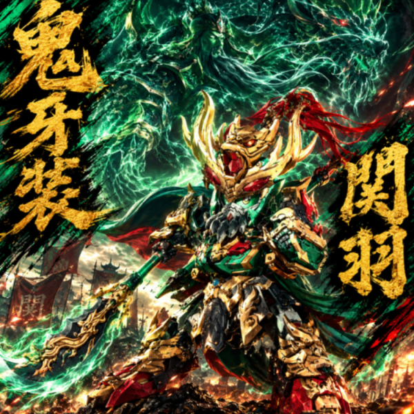 三国伝 鬼牙装 関羽ガンダム 全塗装
