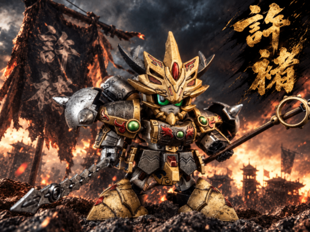 三国伝外伝 許褚ガンダム 全塗装
