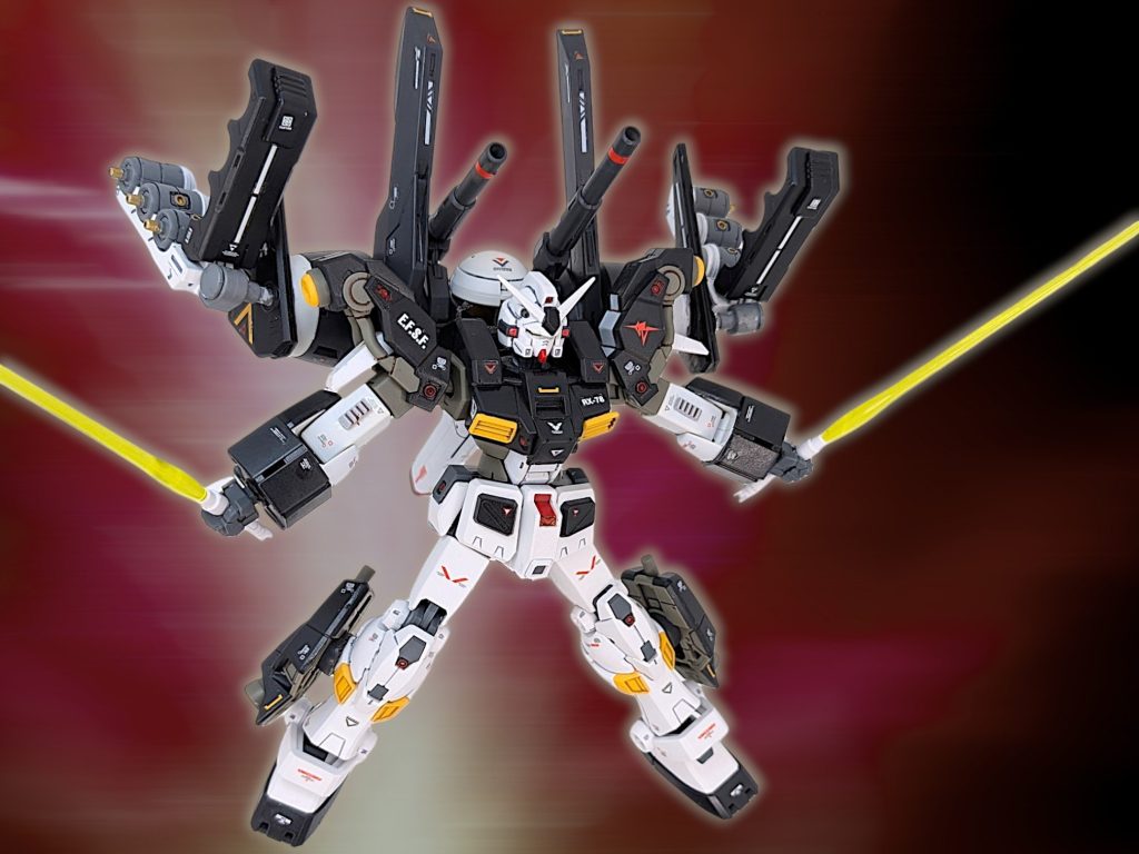 ファンネルを装着するためです(gundam-kao6)カッコ良いとは思いますが、やりすぎ感もあるので、サムネイル画像には採用せず