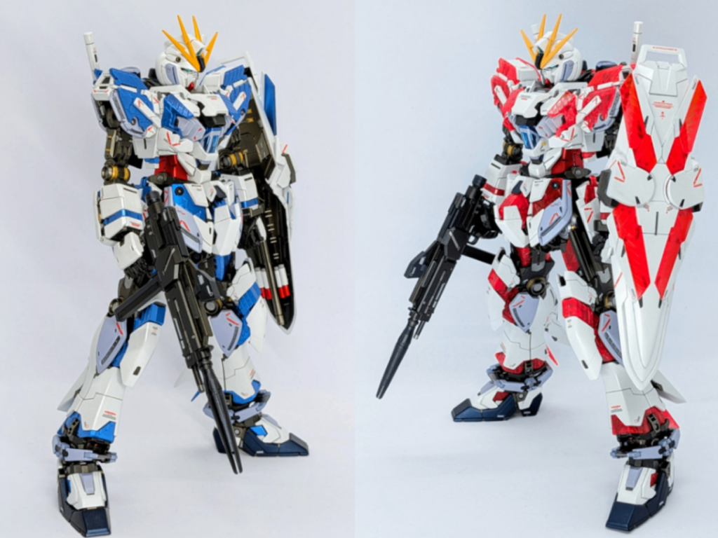 MG1/100 RX-9/C ナラティブガンダムC装備　ブルーカラーバージョン–6枚目/制作者：Dandelion