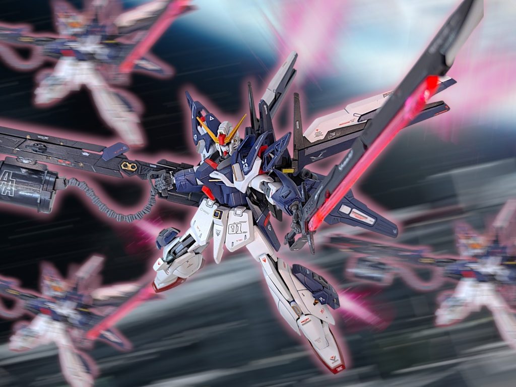シン「オフェンスモード フェイズ2！！分身はこうやるんだァァ！」シンは大型武器を一撃離脱で扱うイメージなのでピッタリな気がします(gundam-kao6)