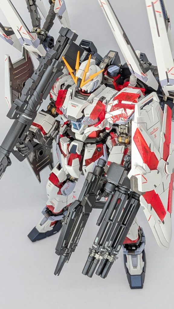 MG1/100 RX-9B+C ナラティブガンダムB+C装備–4枚目/制作者：Dandelion