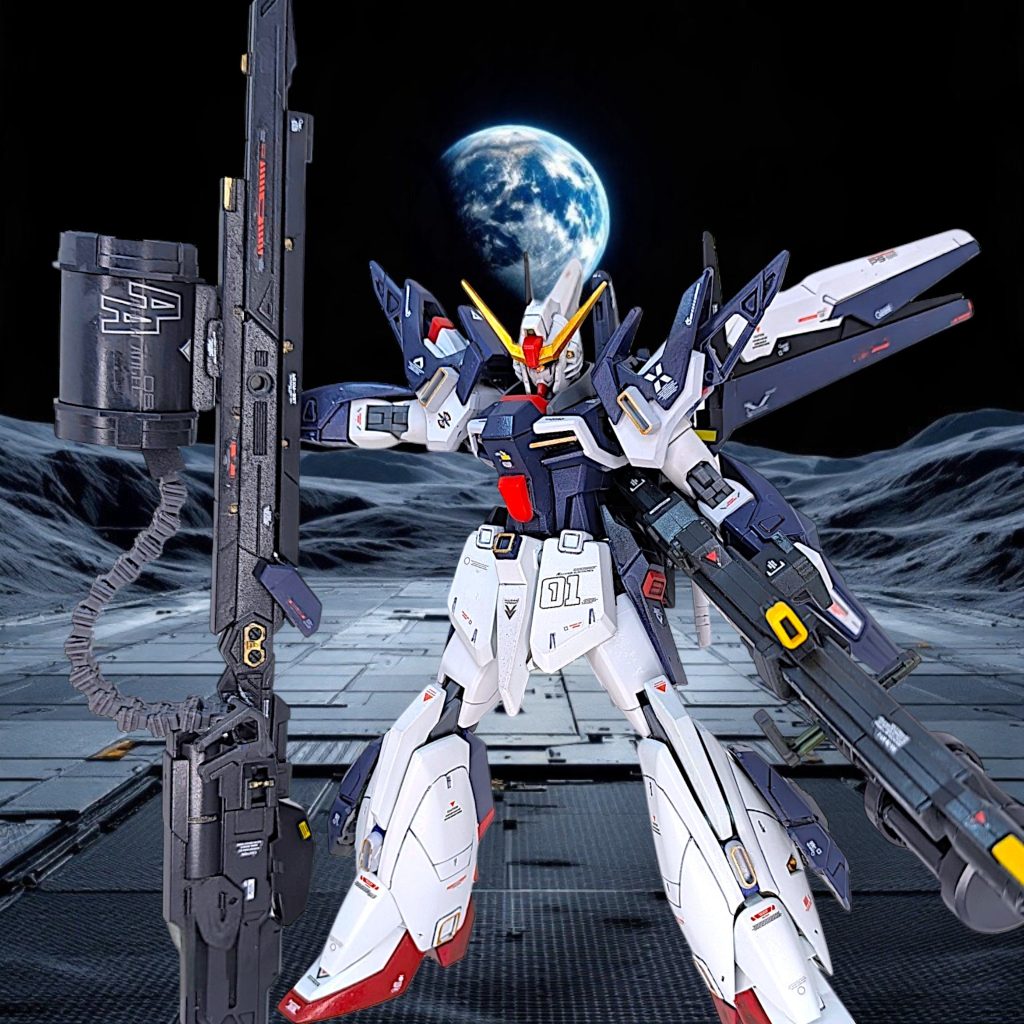 「モノアイガンダム」今回のコンテストにぴったりのテーマだと思い、一気に作り上げましたGジェネレーションオリジナルのＭＳはどれもロマン要素高めで好きです(gundam-kao6)