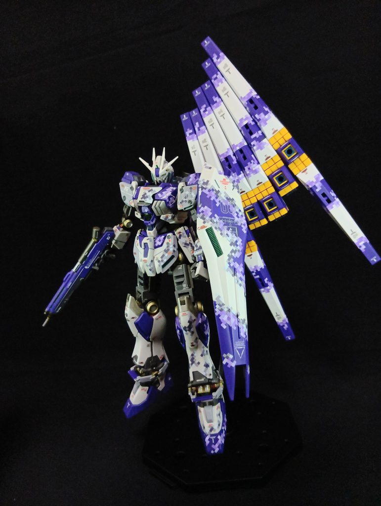フィンファンネルをνガンダムのように装備左に傾きます😓。