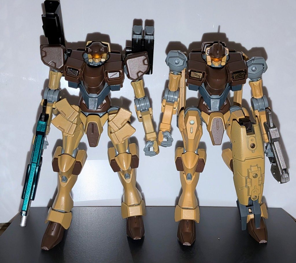 先に作ったザウォートカスタムとツーショット。