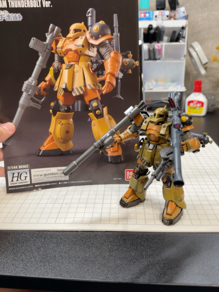 HG ZAKU1 THUNDERBOLT–4枚目/制作者：@Denchu9900430