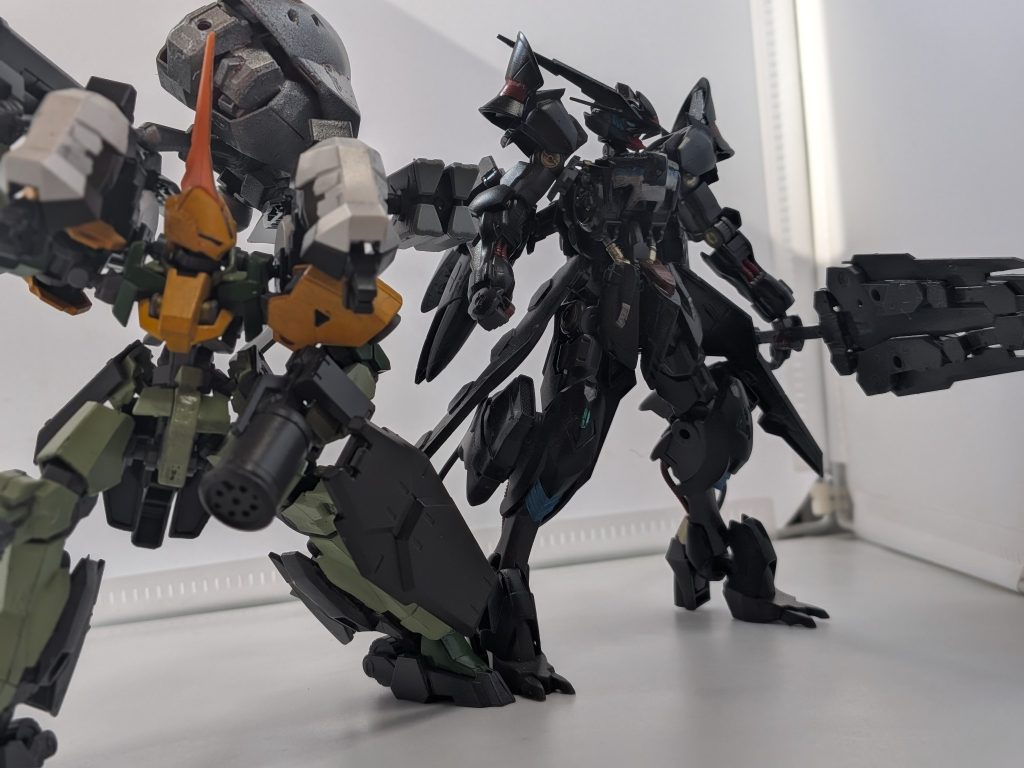 これでようやくガンダムズメイニーズヘグ（スカベンジャー）にも仲間が出来たぜ！&nbsp;&nbsp;閲覧していただきありがとうございました！↓オマケのラッドグレイズ初期型