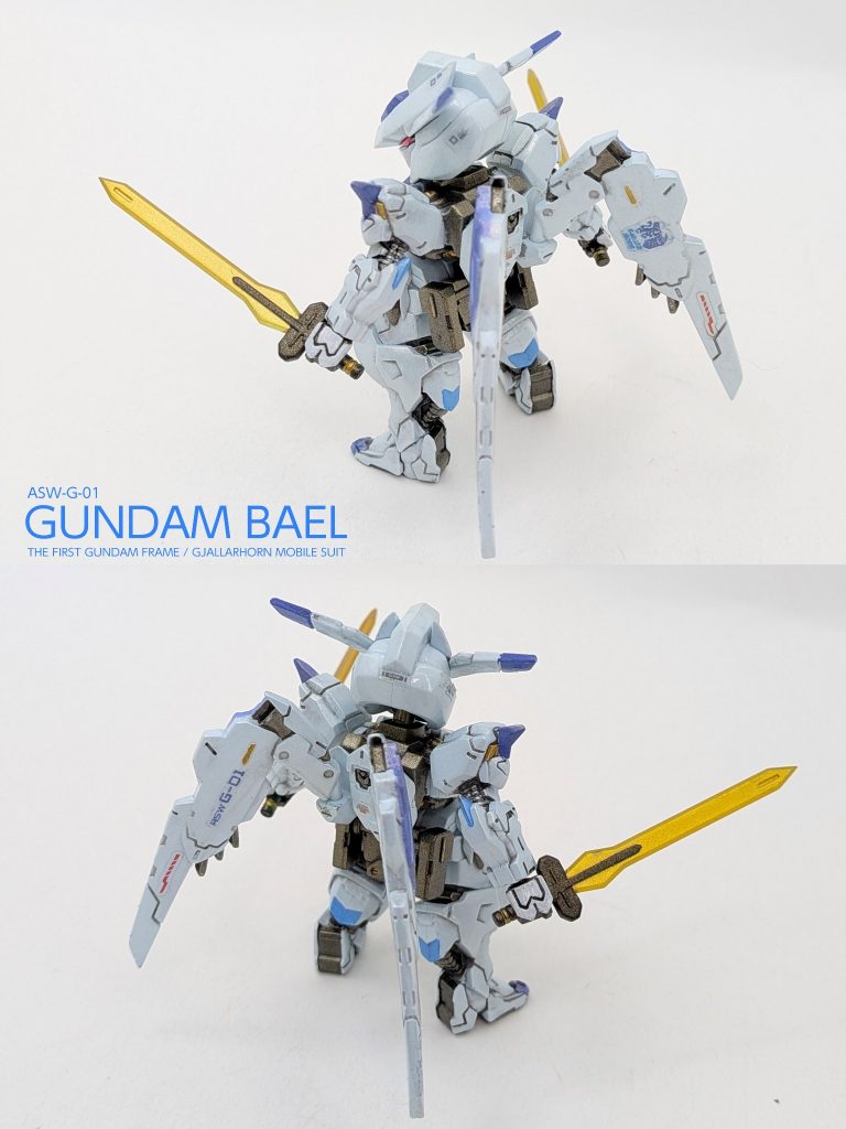FW GUNDAM CONVERGE #30 ガンダム・バエル(チタニウムフィニッシュ風仕上げ)–6枚目/制作者:SHIUMAI MODELS