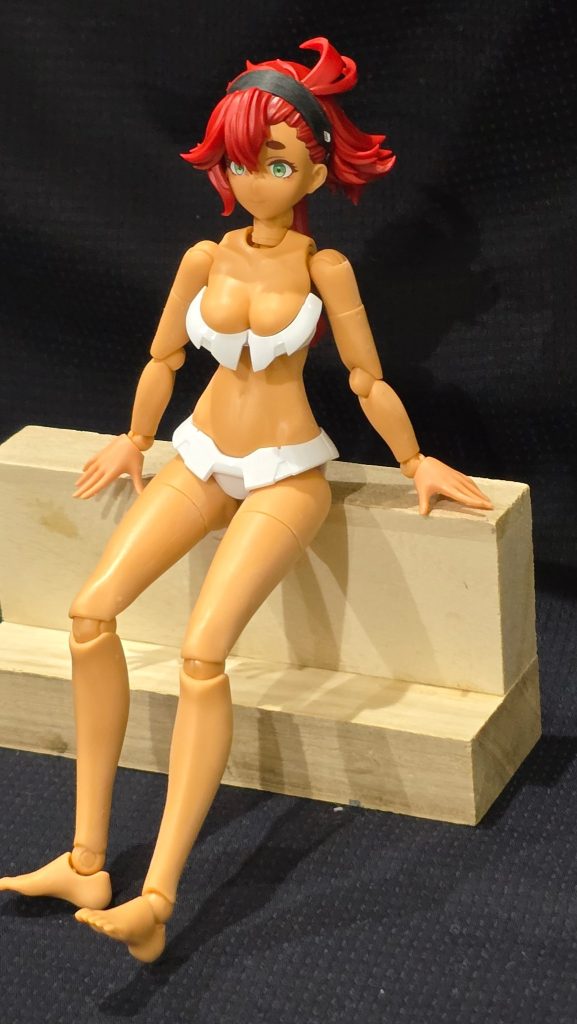 肌カラーがピッタリな娘が居たので、勢いで作りましたが、他3名は今の所未定です。制作工程で使用パーツを載せておきます。