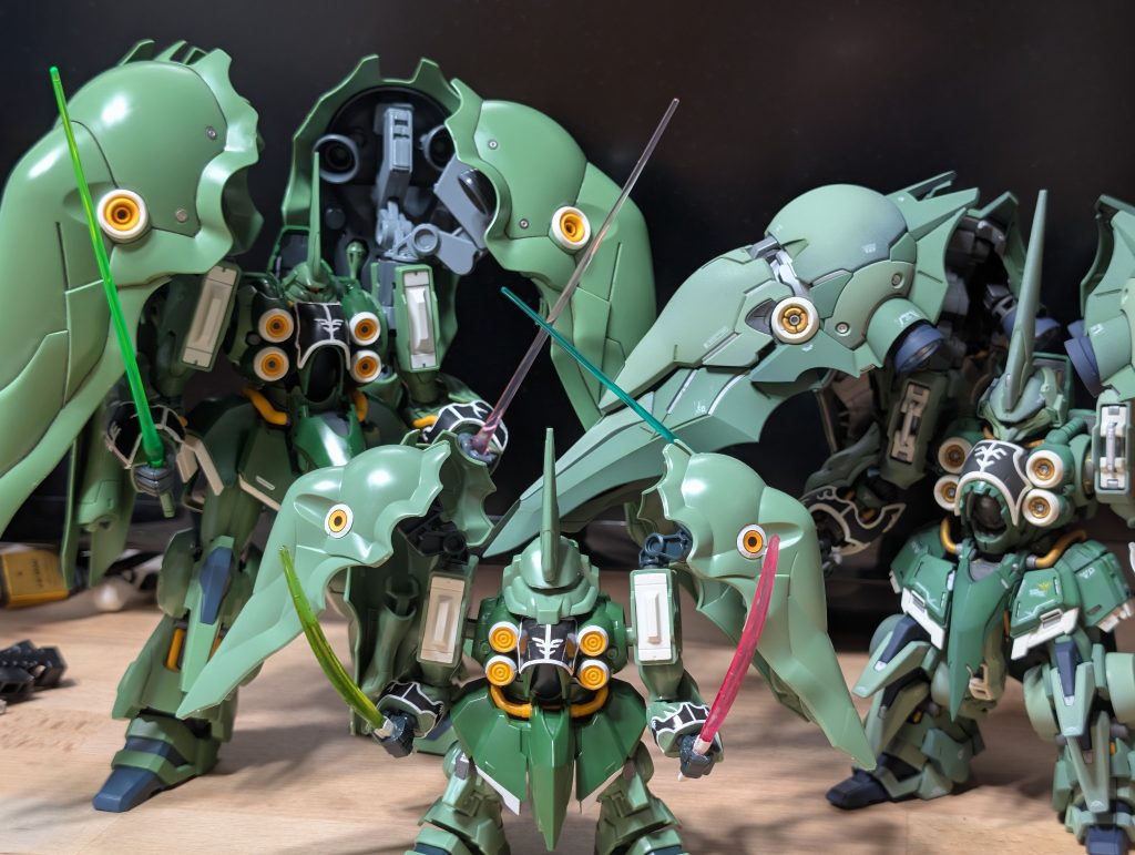 BB戦士、HG、MGSD揃い踏み！！！これをやりたかつた！！！
