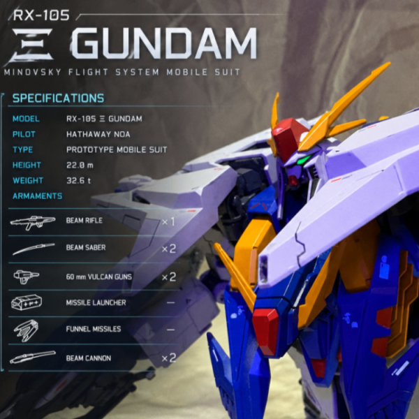 RX-105 Ξガンダム（1/144）