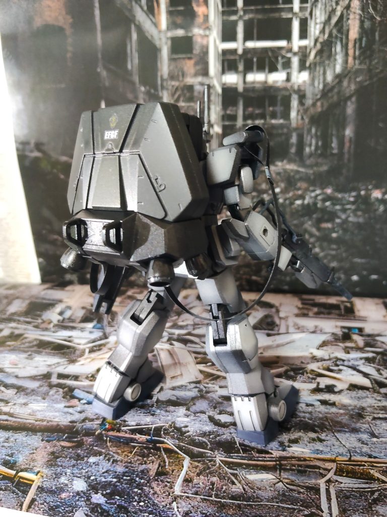 パラシュートパック後ろ姿
