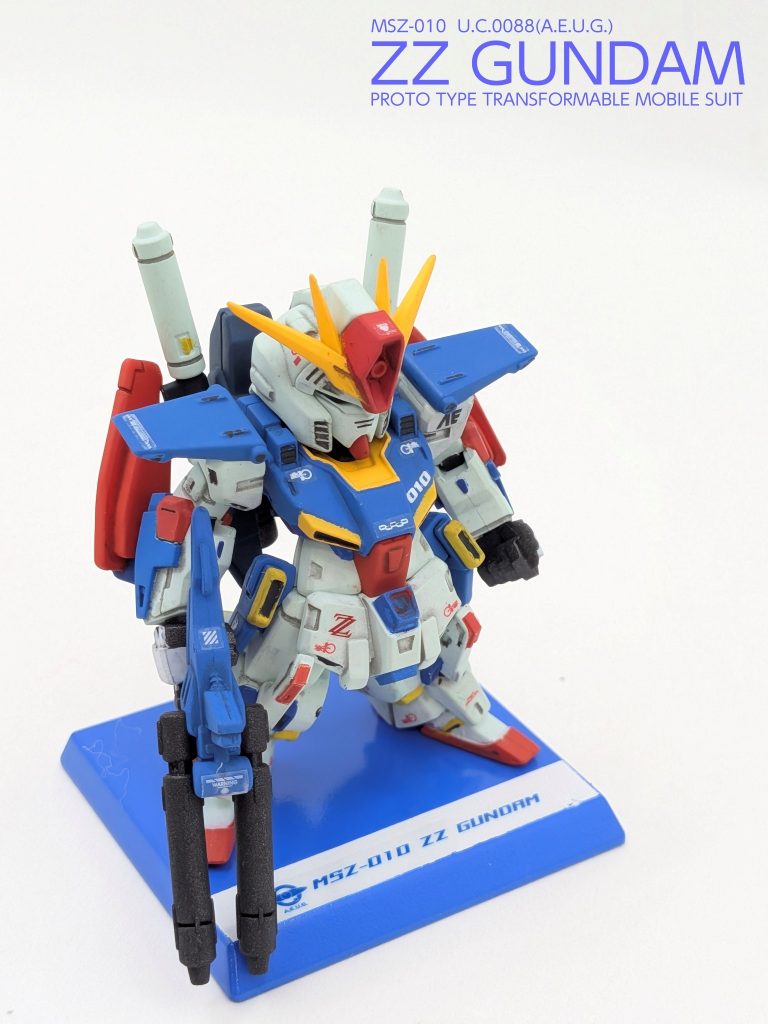 【塗装済み完成品】FW GUNDAM CONVERGE #30 ZZガンダム（Ver.Ka風ディティールアップ）–7枚目/制作者：SHIUMAI MODELS