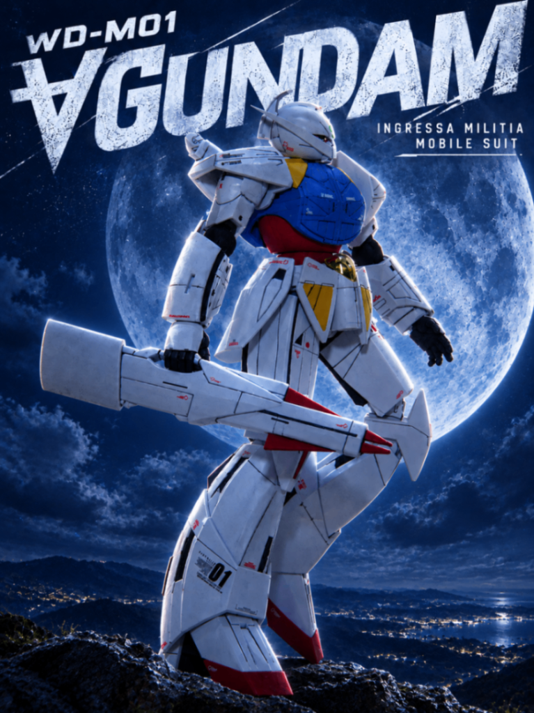 HGCC ∀ガンダム（筆塗り全塗装）–6枚目/制作者：らり～