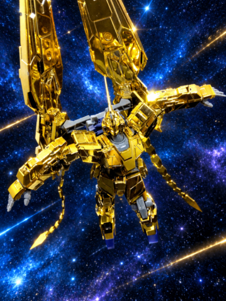 ChatGPTに加工してもらったガンプラの写真