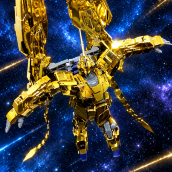 ChatGPTに加工してもらったガンプラの写真