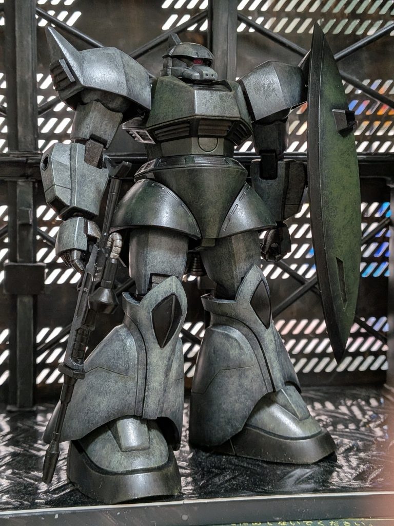 緑色部分　カーキグリーン→オリーブドラブグレー部分　軍艦色2→RLM02グレー→　　　　　　オリーブドラブ内部フレーム　赤鉄色バーニア　シルバー、ゴールド、クリアレッド盾　カーキグリーン&nbsp;