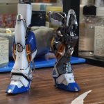 現在制作中のRG Hi-νガンダムです！脚部の組み立てとトップコートまで終わった[…]