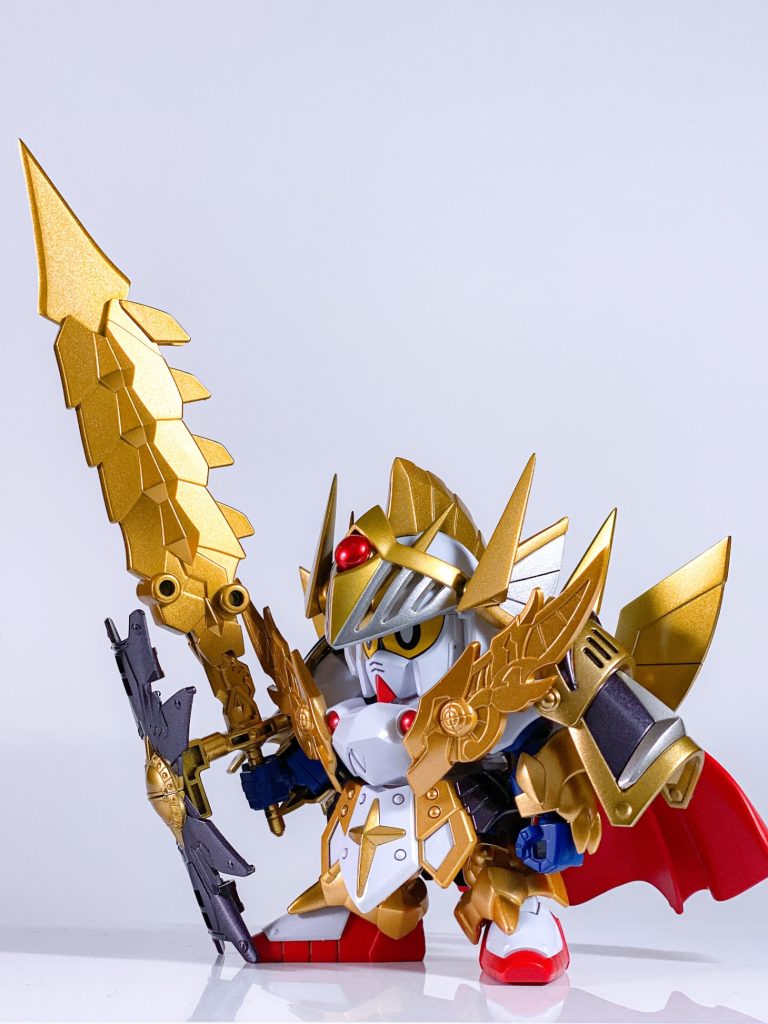 デカい武器は正義!公式とは違いますが、ドラゴン感のある武器にできました。