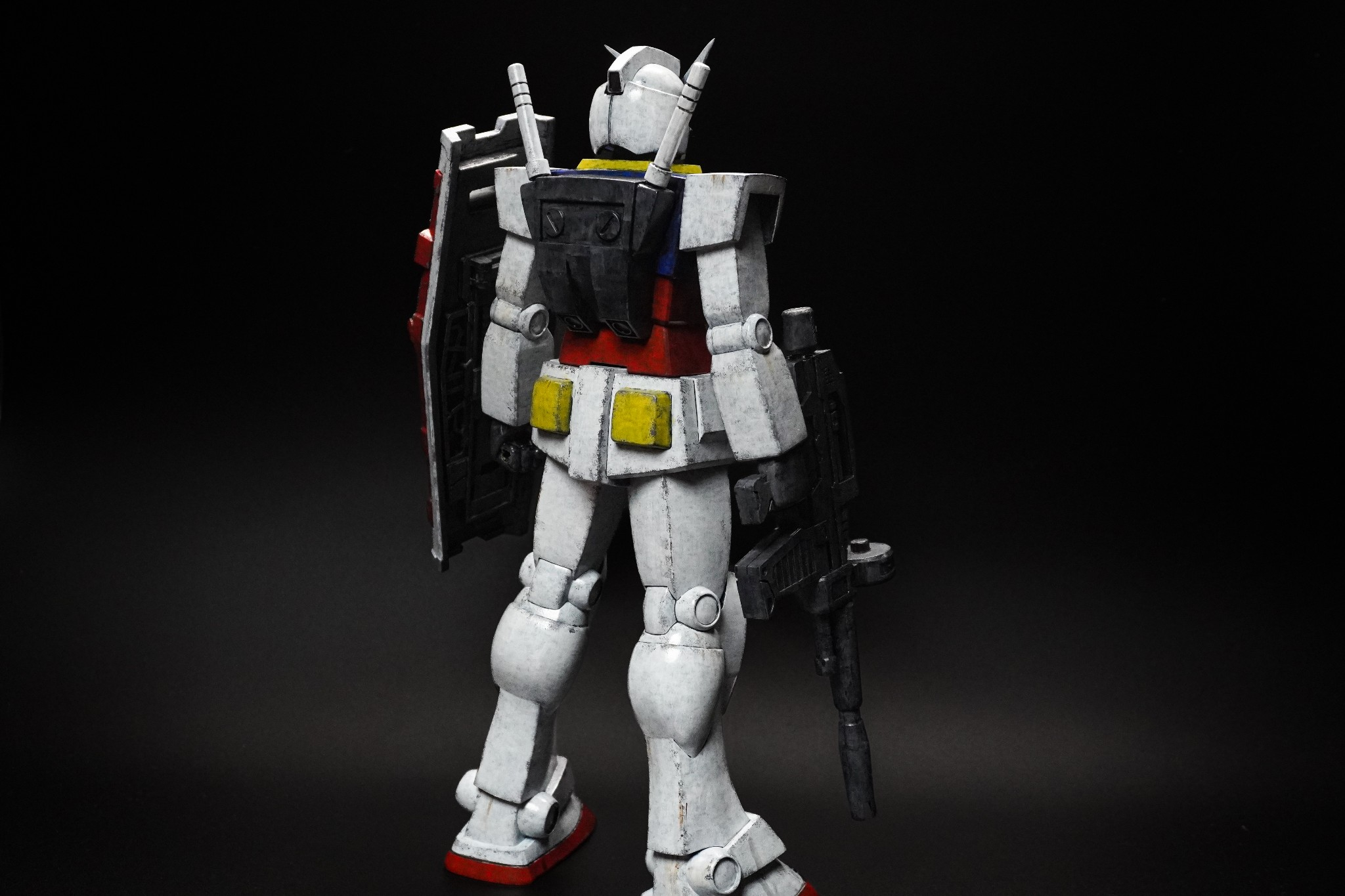 【完成品】 限械突破 RX-78-2 ガンダム リペイント 塗装改修完成品 改造全塗装】全長30cm！？限界突破RX-78-2がPG級の迫力だった