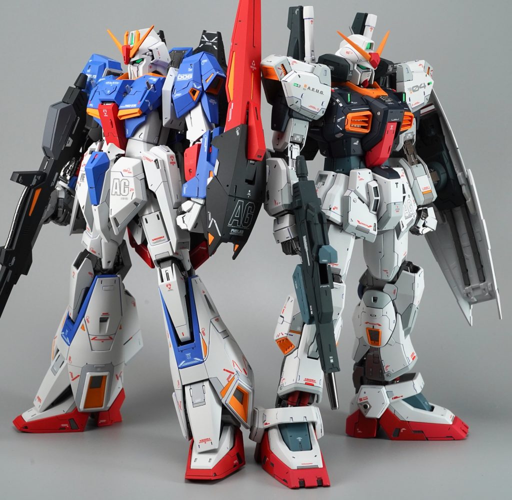 カミーユの乗機たち。ver.kaと並べても違和感ない！（ですよね）