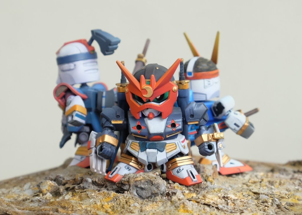 SDガンダム-BB戰士-烈光頑駄無-烈空頑駄無-烈破頑駄無