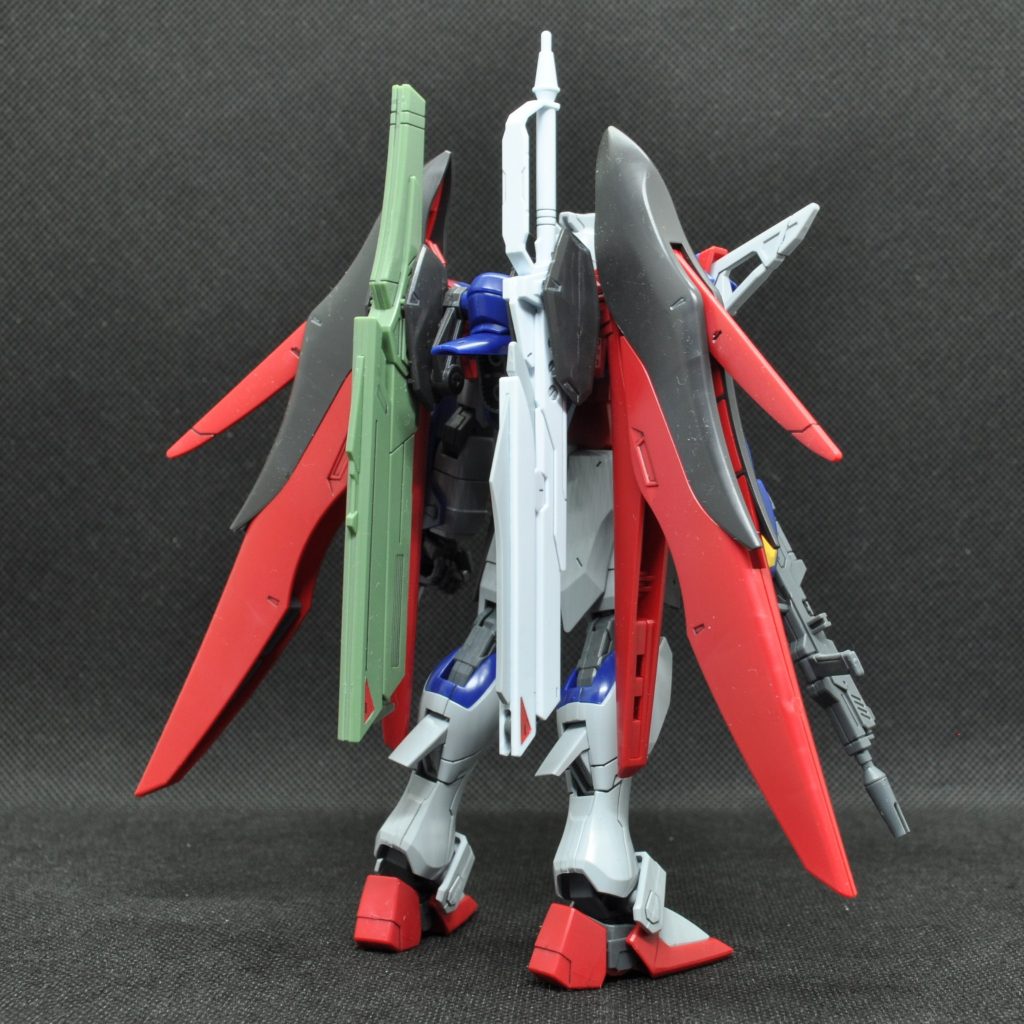 HG　デスティニーガンダムSpecⅡ＆ゼウスシルエット–5枚目/制作者：さむ。