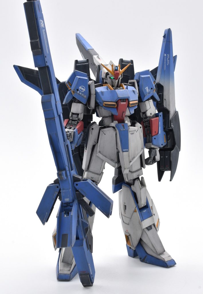 HGUCゼータガンダム【ファレホ・ウェザリング】–2枚目/制作者：仁@ファレホで塗装